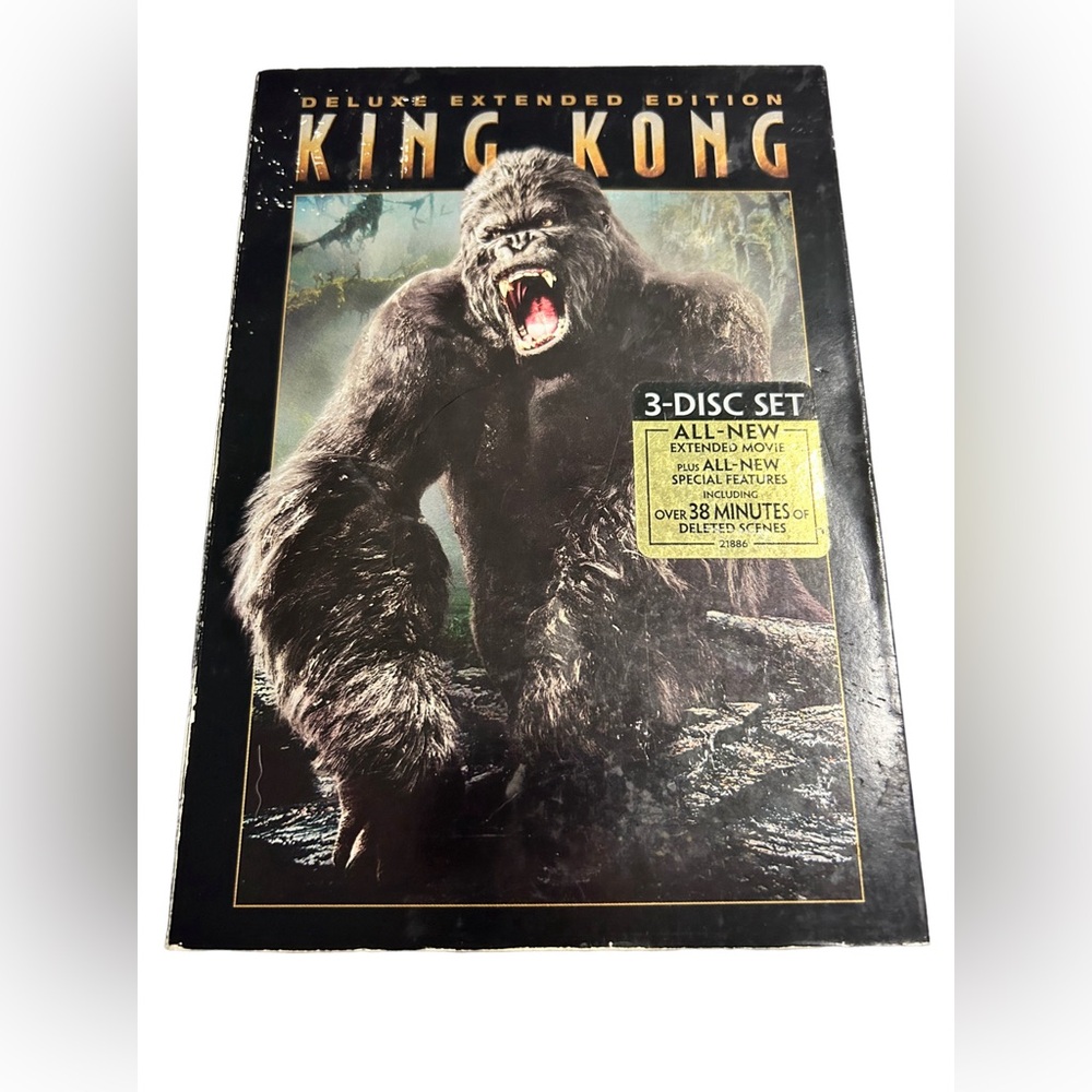 KING KONG Deluxe Extended Edition 3 Disc Set DVD